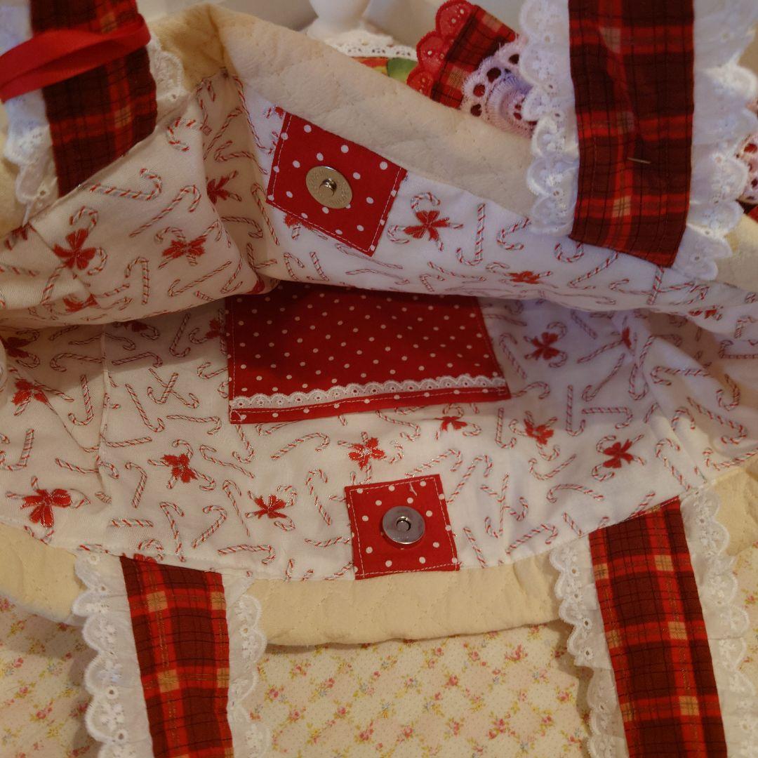 ご予約完成　クリスマス縦長肩掛けバッグ