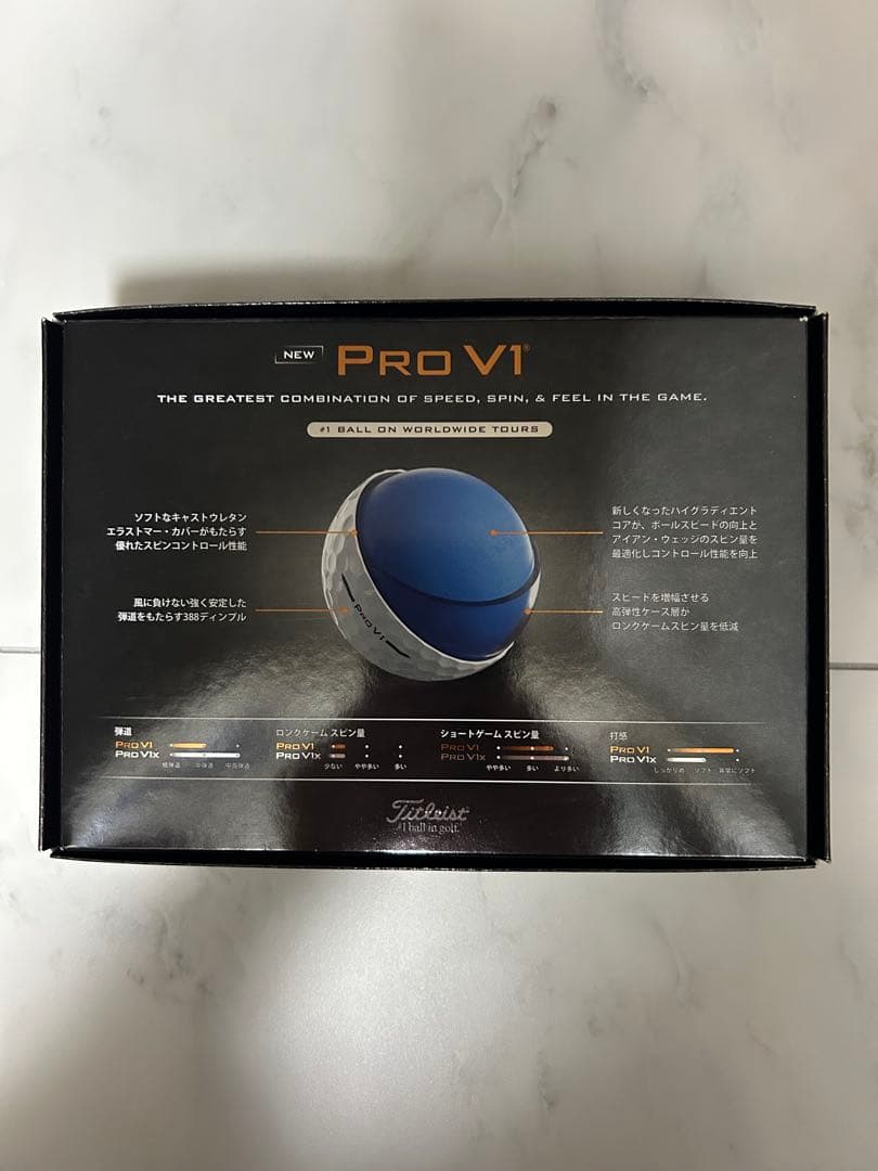 タイトリストプロV1 PROV1 ゴルフボール25年ハイナンバー 4ダース48個