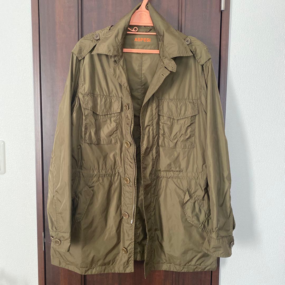 アスペジ M-65 フィールドジャケット 2way フード 着脱 ナイロン
