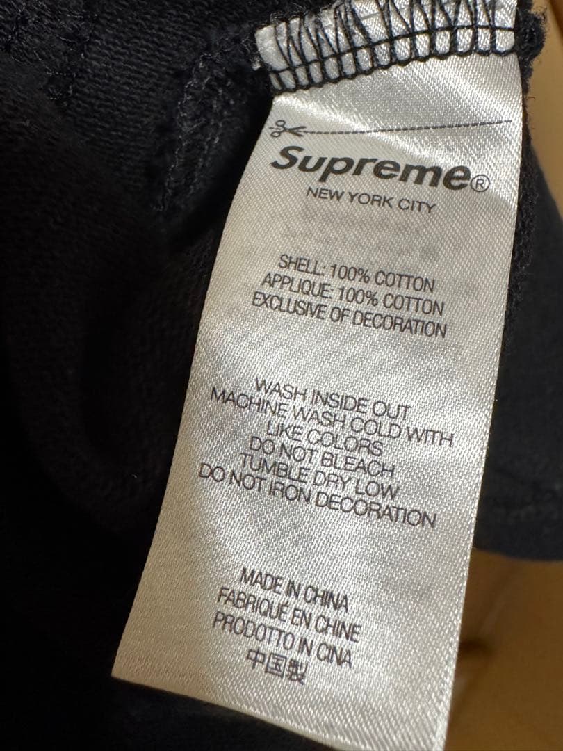 Supreme ブラック ラガーシャツ Mサイズ