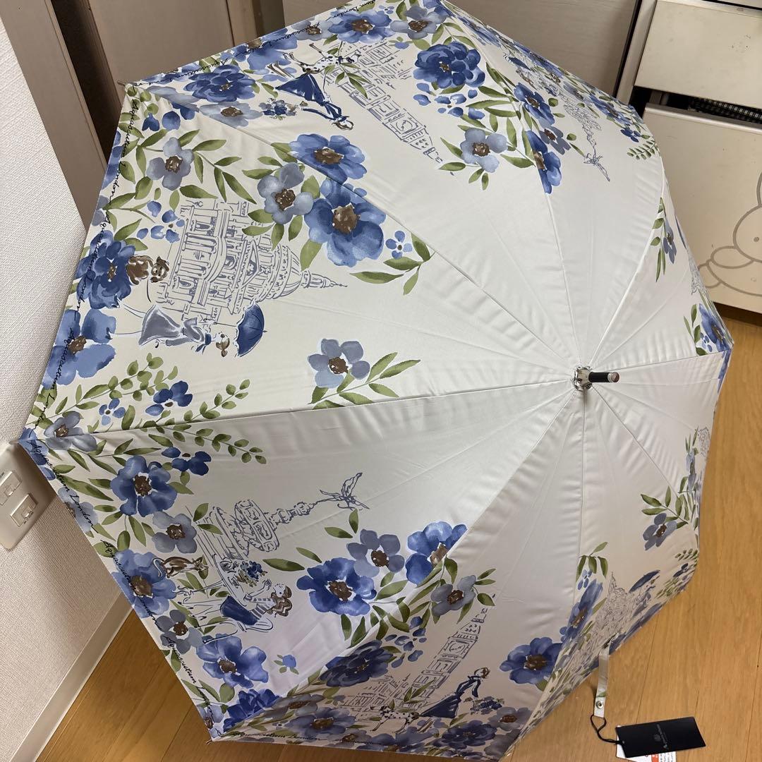 【新品未使用】Aquascutum アクアスキュータム 晴雨兼用 長傘 イラスト