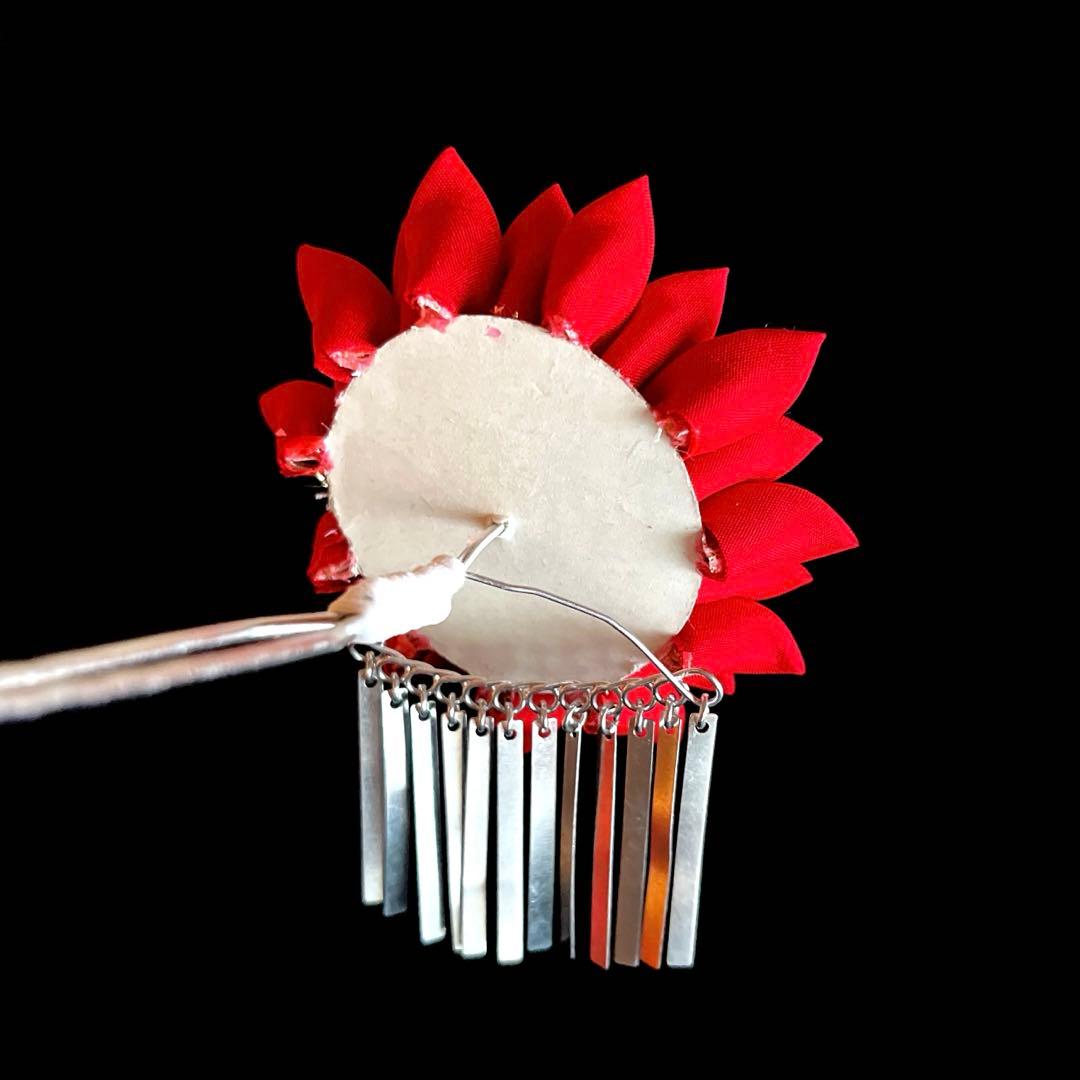 専用です。 日本髪 髪飾り 七五三(7歳)～成人式 (赤)