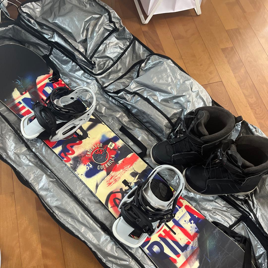 【セット販売】Endeavor Guerrilla 53インチスノーボードセット
