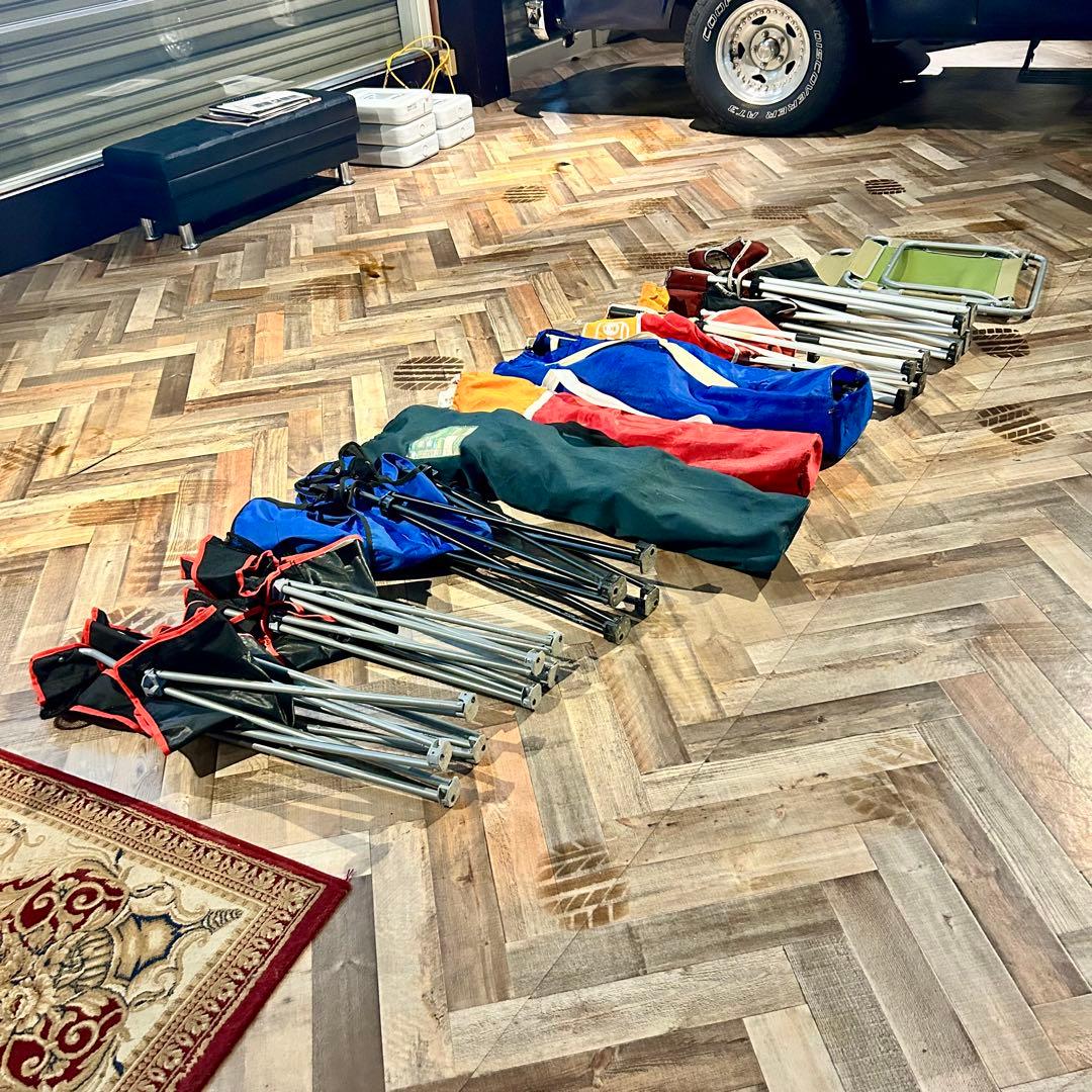 CAPTAIN STAG ほか折りたたみチェア 9脚セット