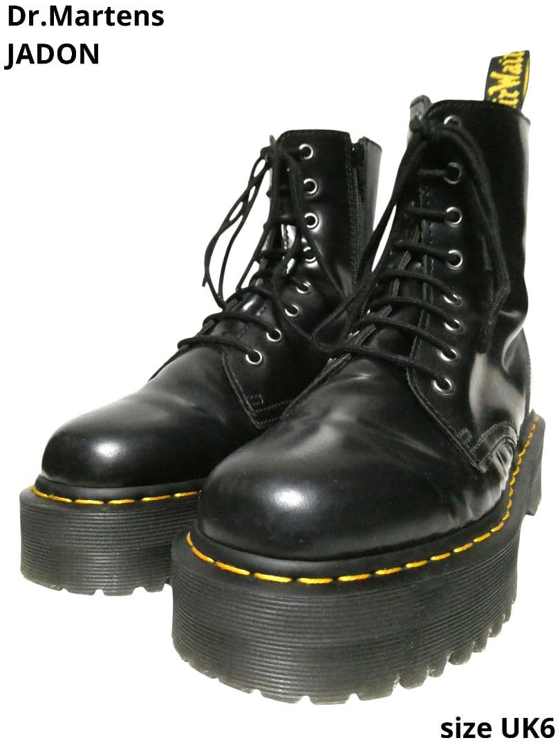 激安！超絶人気！ユニセックスサイズUK6！ドクターマーチンJADONダブルソール