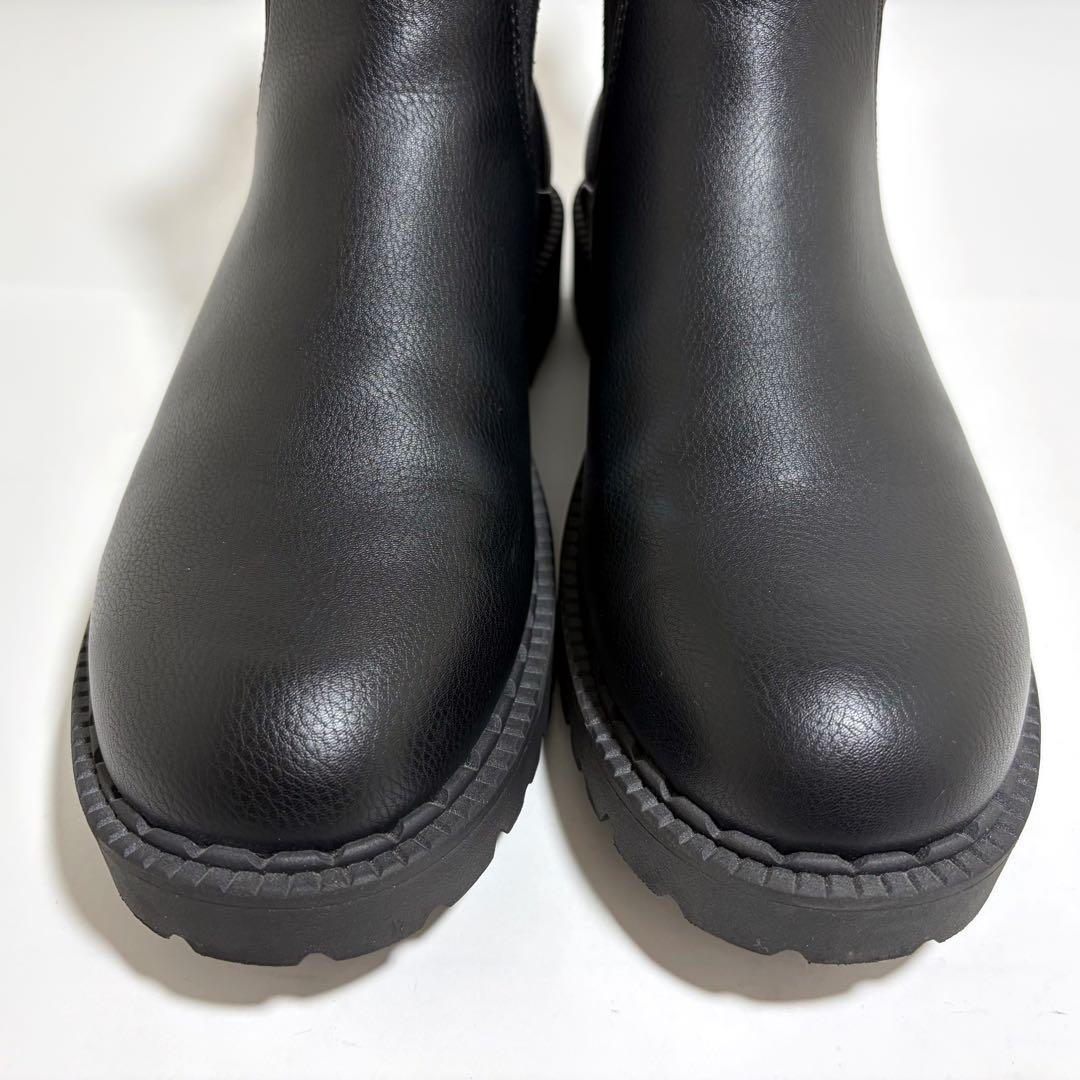 未使用級☆UNIQLO:C サイドゴアブーツ 完売品 ブラック 黒 28cm