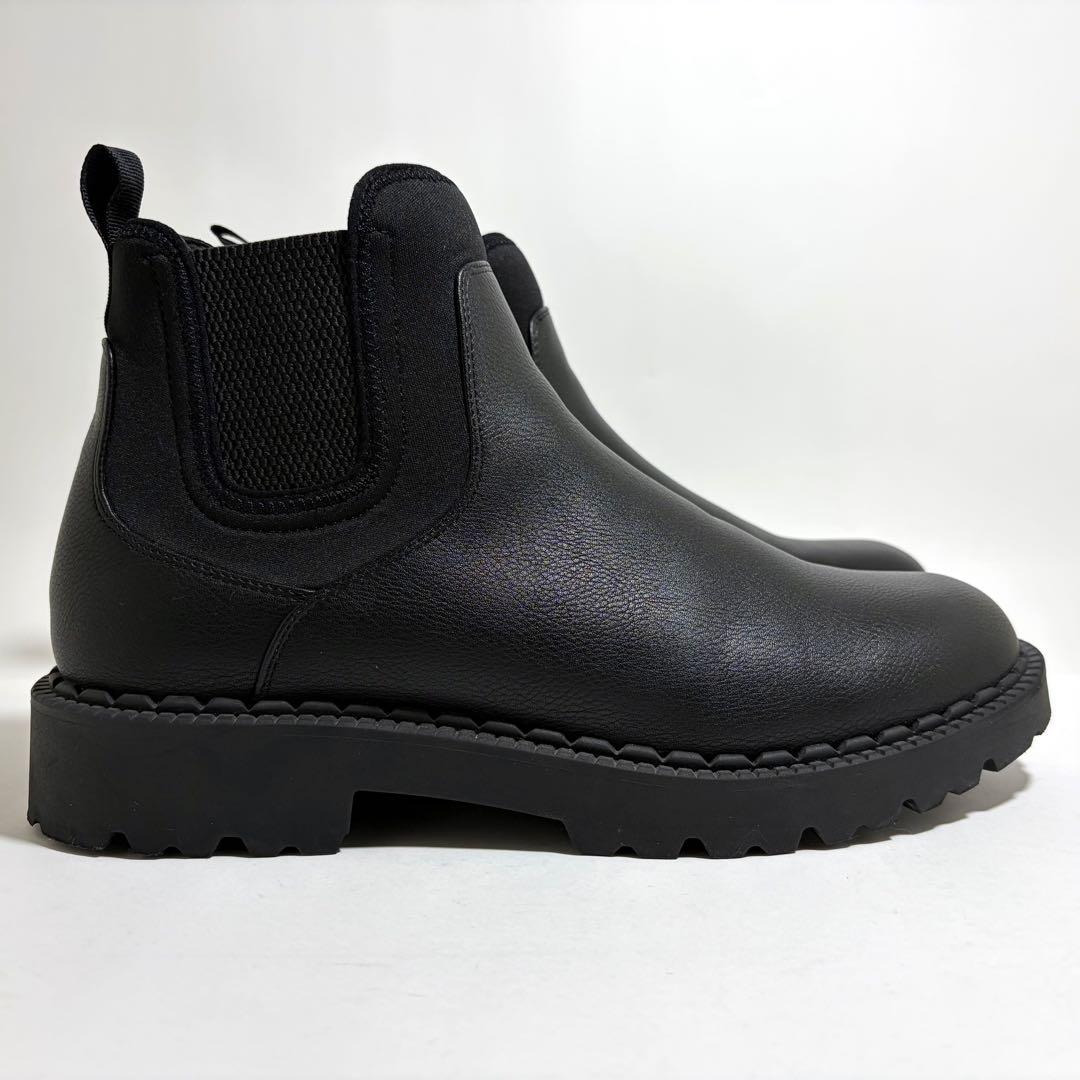 未使用級☆UNIQLO:C サイドゴアブーツ 完売品 ブラック 黒 28cm