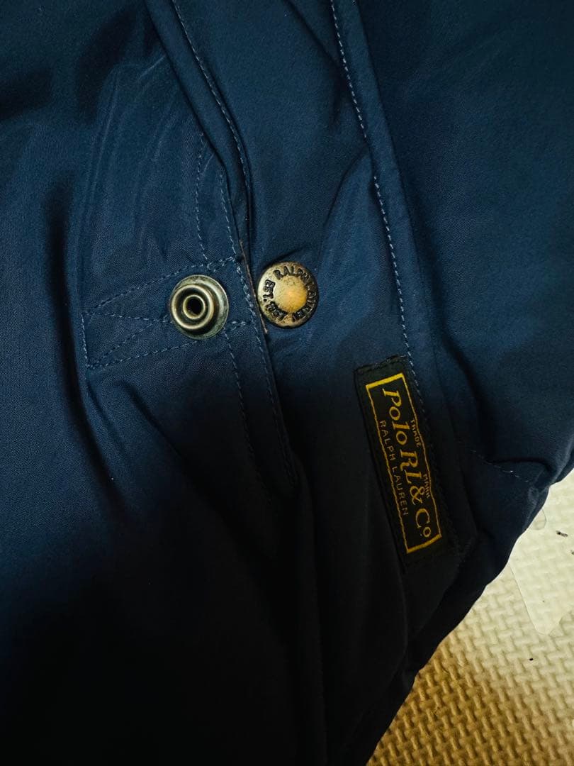 【美品】ポロラルフローレン 2wayダウンベスト ネイビー M　POLO