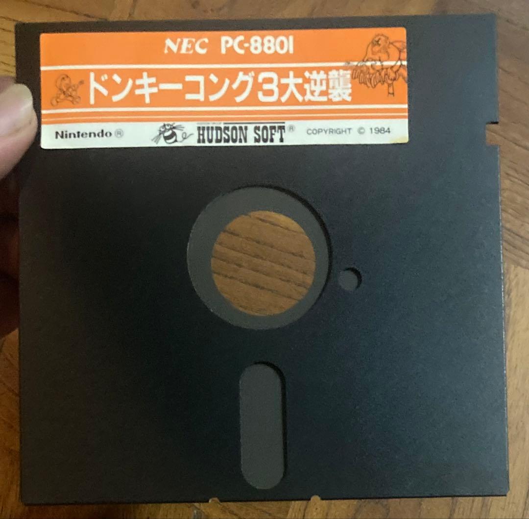ぽ*太様 PC-8801/mk2 ドンキーコング３大逆襲　5インチFD版