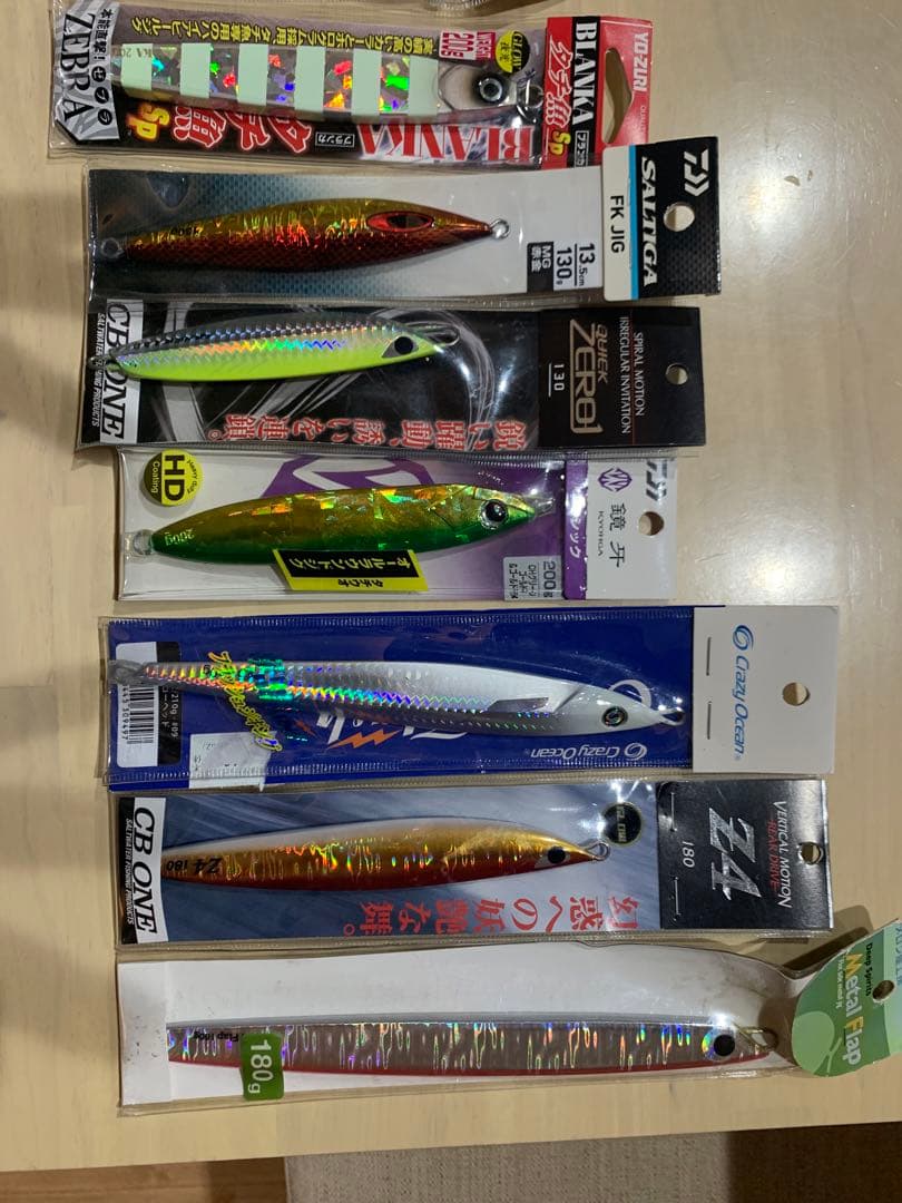 ジギングルアー　ダイワ　シマノ　伊勢湾　釣り　クイックゼロワン