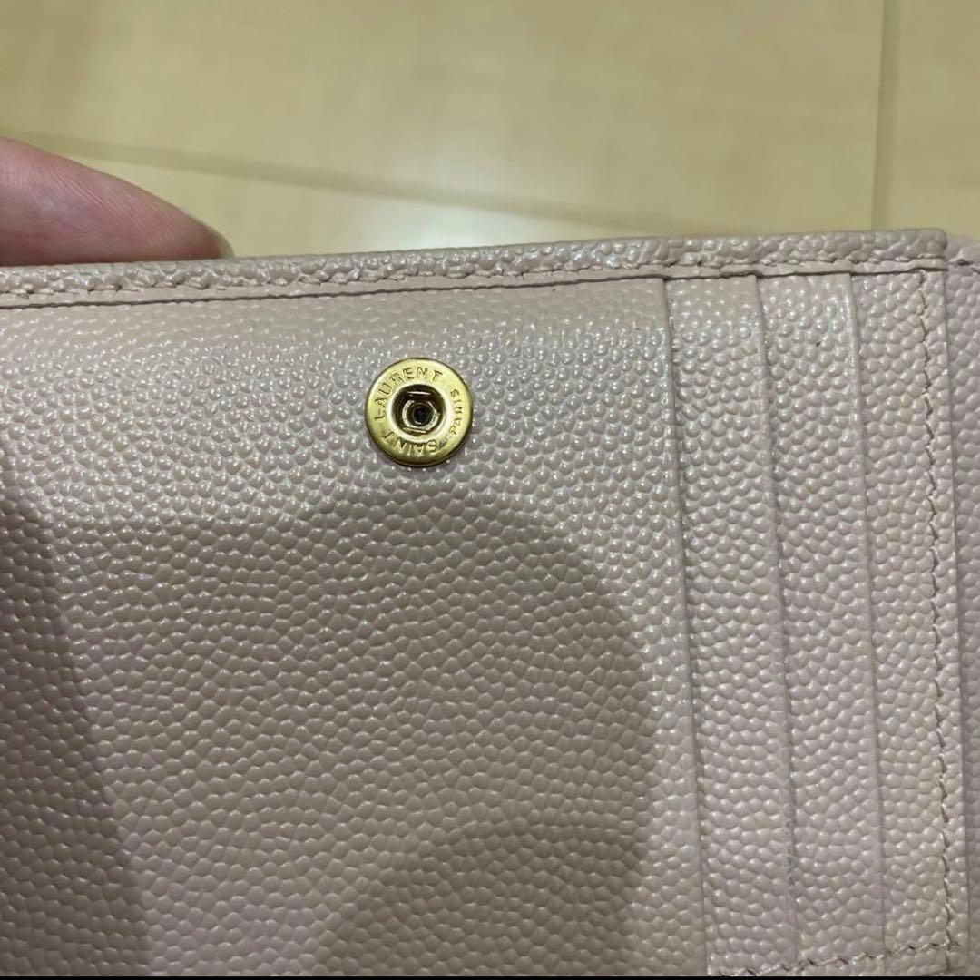 サンローラン　財布　ベビーピンク