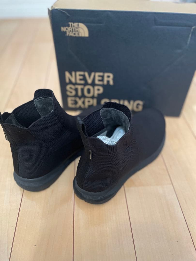 ザノースフェイス VELOCITY KNIT MID ブラック サイドゴアブーツ