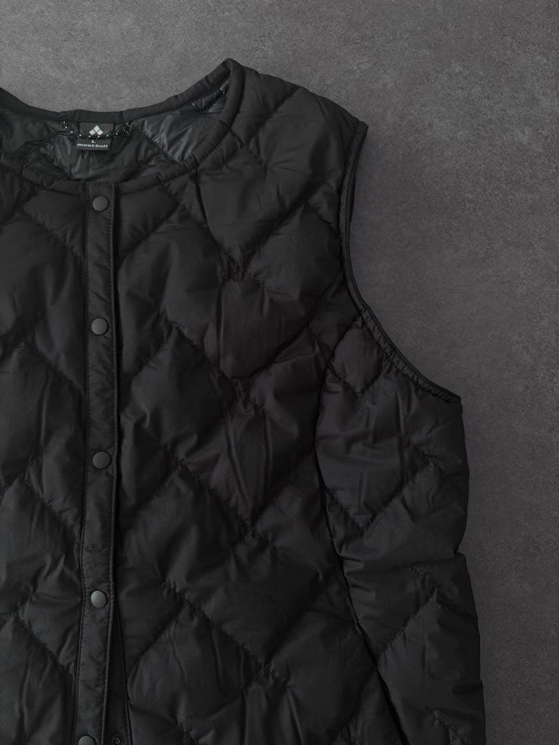 mont-bell スペリオダウンラウンドネックベスト ブラック L size