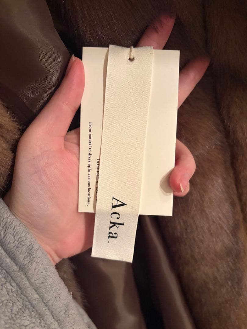 ✳︎新品タグ付き✳︎Acka classical fur coat ファーコート