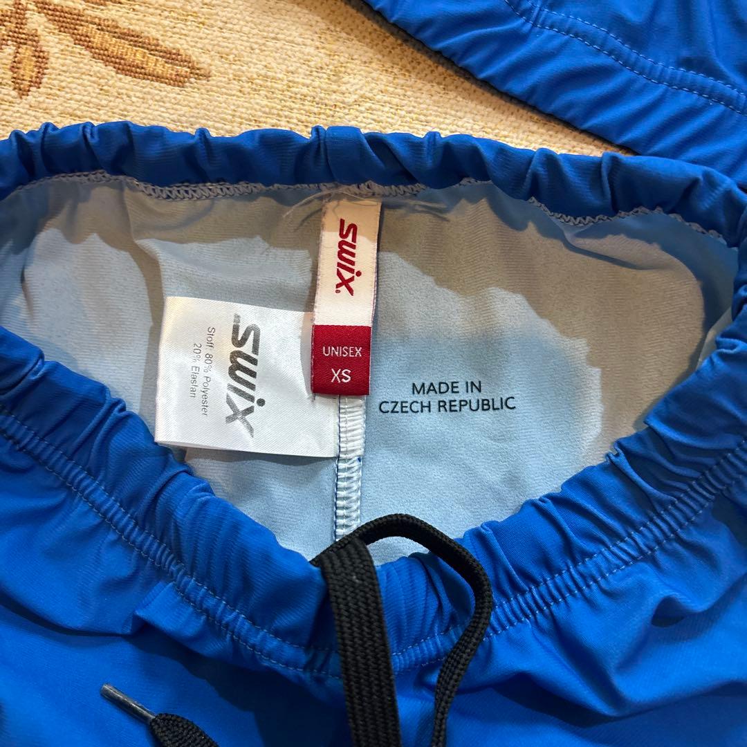 swixクロスカントリースキーレーシングツーピース青色UNISEX XS