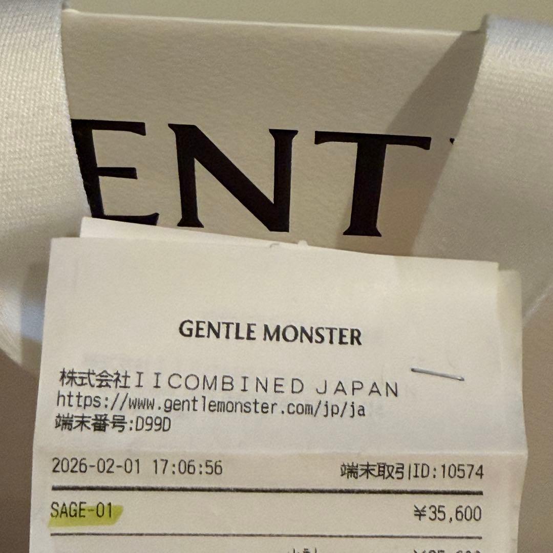 Gentle Monster Sage サングラス ブラック