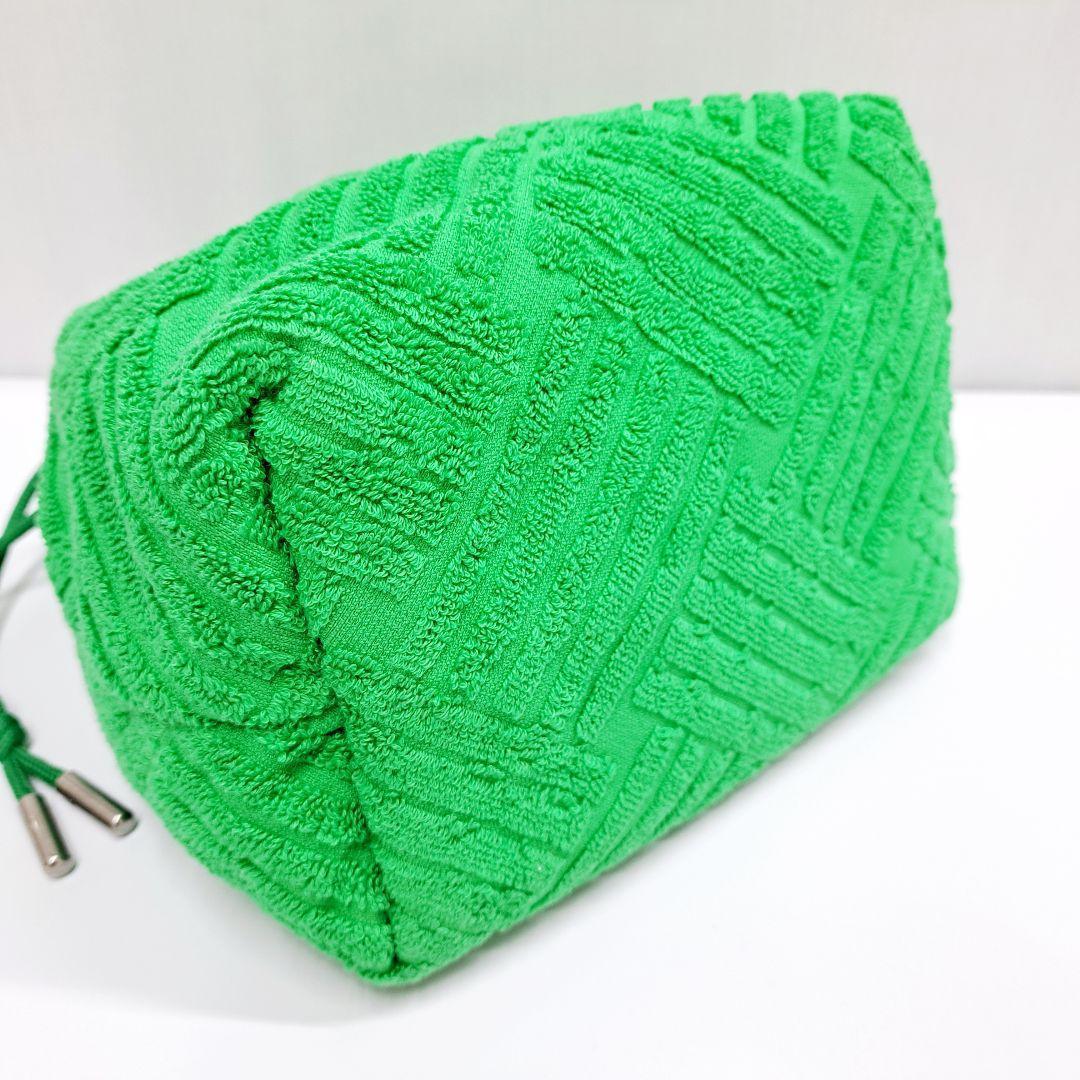 BOTTEGA VENETA ボッテガ ポーチ 緑 巾着 niko∞2525