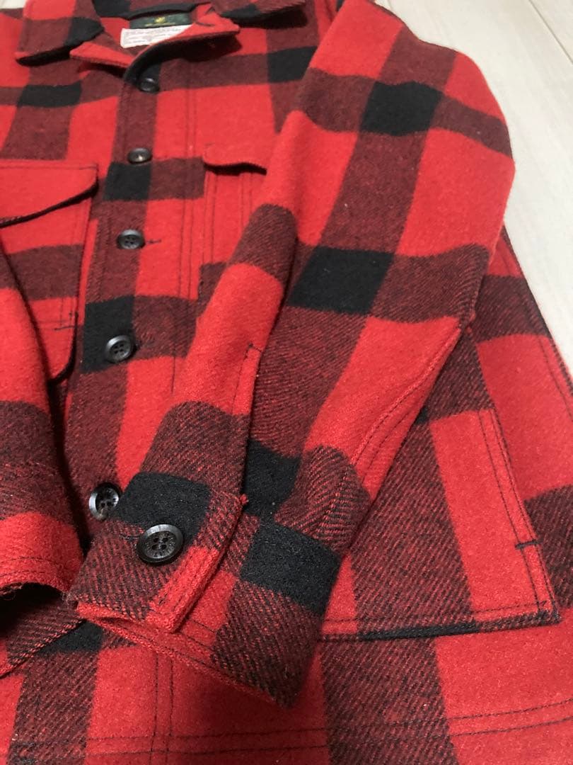 ハンティングワールド 50周年 ×フィルソン シングルマッキーノクルーザー 赤黒