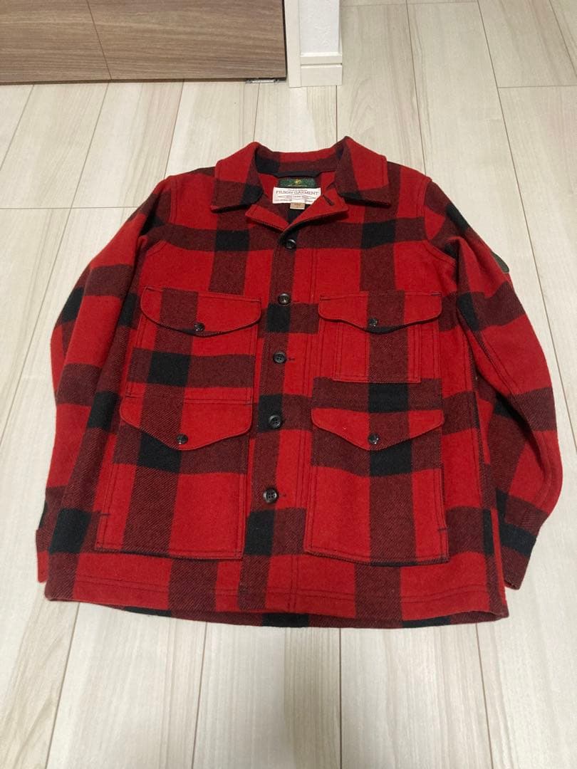 ハンティングワールド 50周年 ×フィルソン シングルマッキーノクルーザー 赤黒