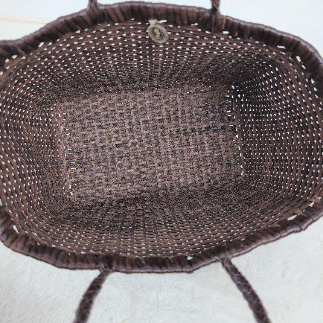 極美品✨ドラゴンディフュージョン かご トートバッグ バッファローカーフレザー