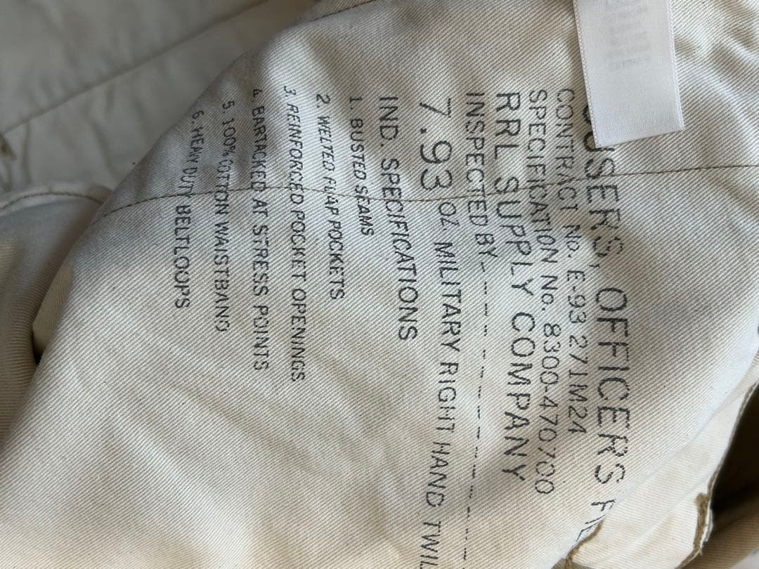 ら*ん様 RRL ダブルアールエル チノパン カーキ w34