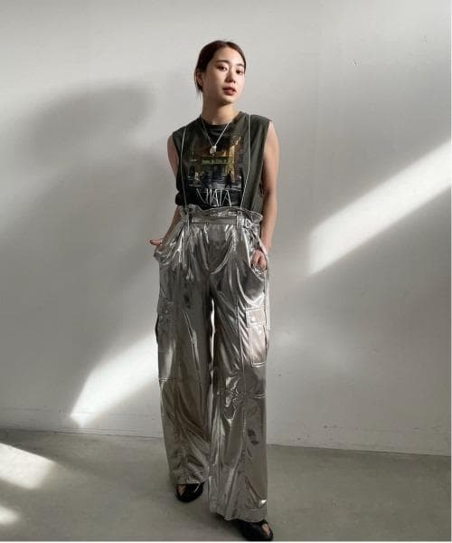 新品　Ameri MEDI 2WAY SUSPENDER WIDE PANTS