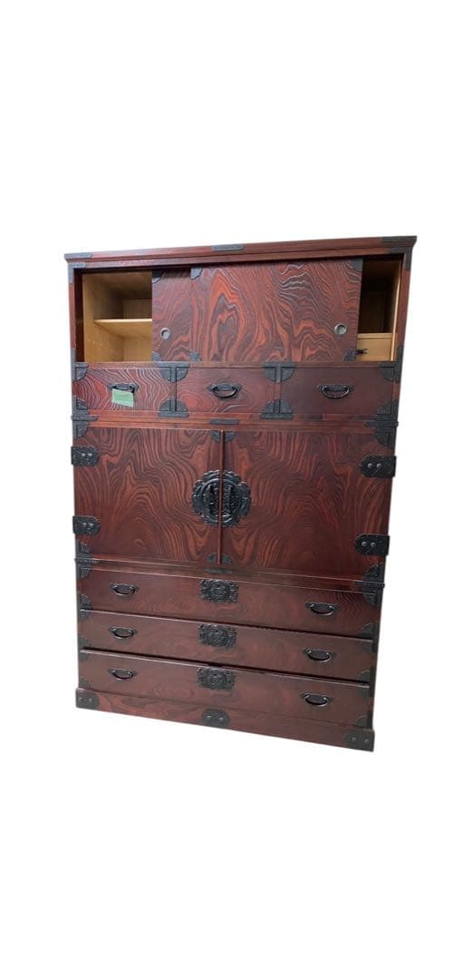 民芸家具和 民芸筆和たんす120cm幅 筑後民芸 120和タンス」国産 大阪配送