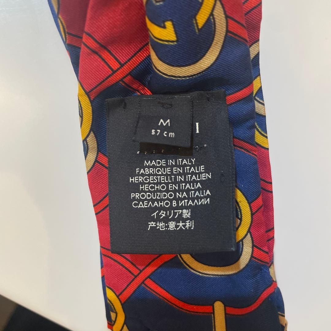 【GUCCI 】シルク ヘアバンド ロゴパターン！