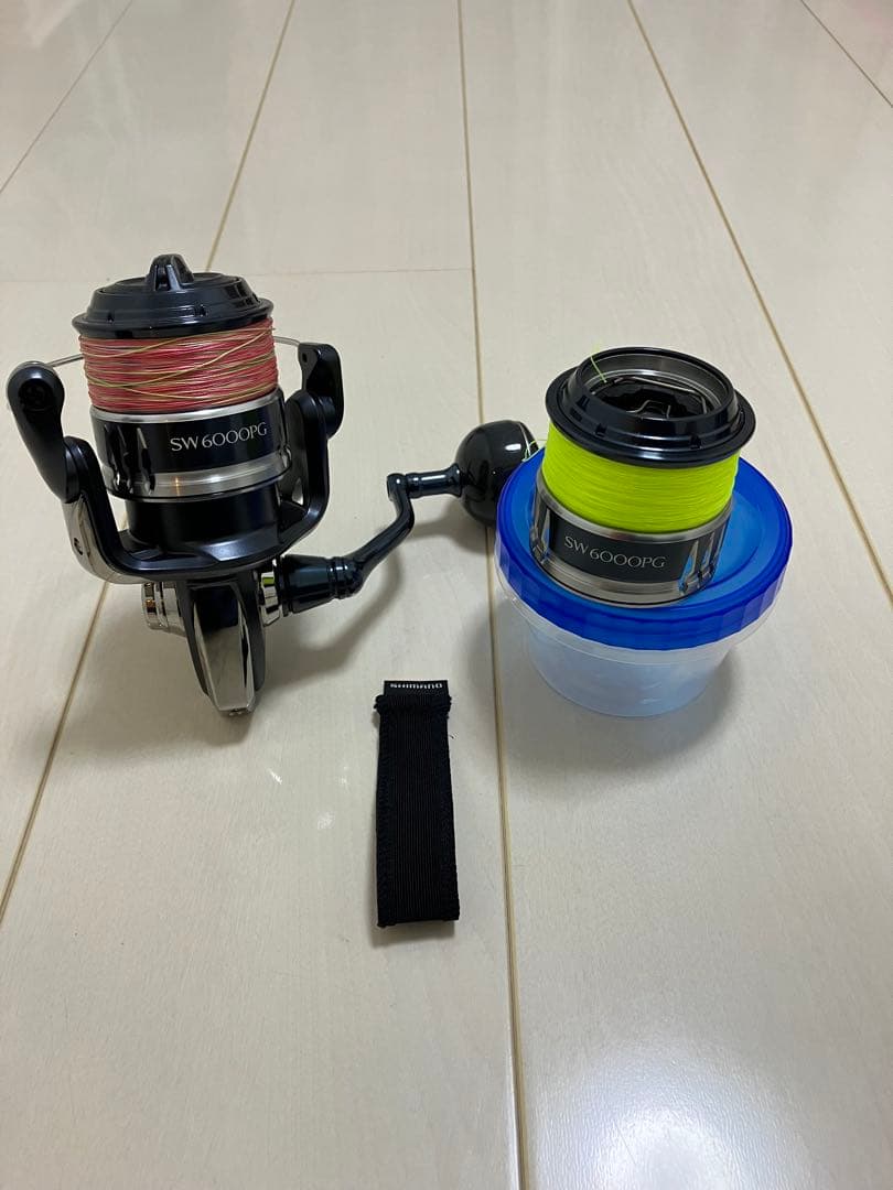 【美品】シマノ 20ストラディック SW6000PG+替スプール付き