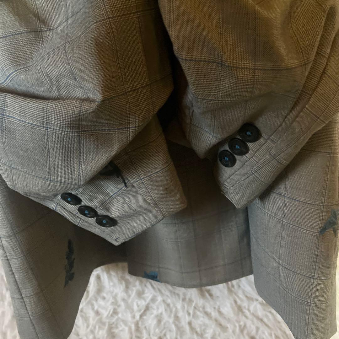 ジャケット・アウター Ameri CHECK FLOWER PAPA JACKET M