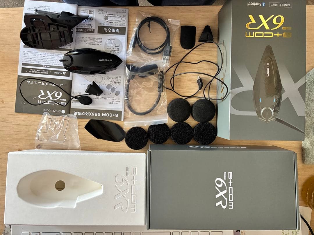 ほ*わ様 ビーコムSB6XR ショウエイヘルメット用アダプター付