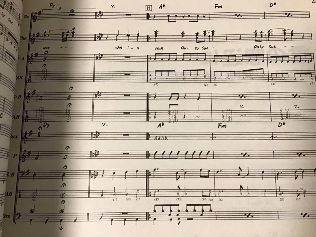 ★楽譜/クールス/COOLS/TAB3/タブ譜/バンドスコア/音楽春秋/横山剣