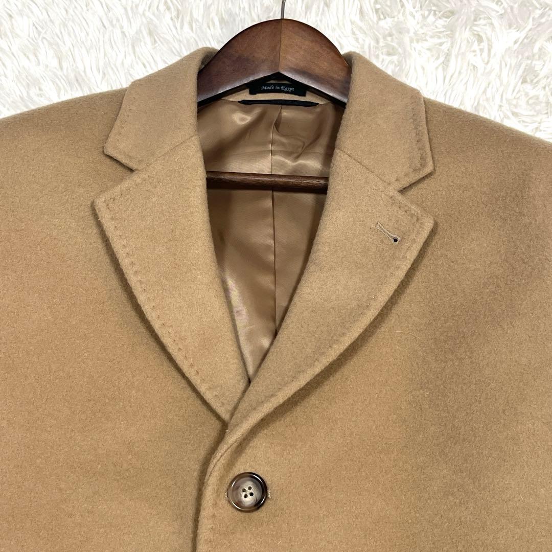 美品✨ラルフローレン カシミヤ混キャメル チェスターコート サイズL
