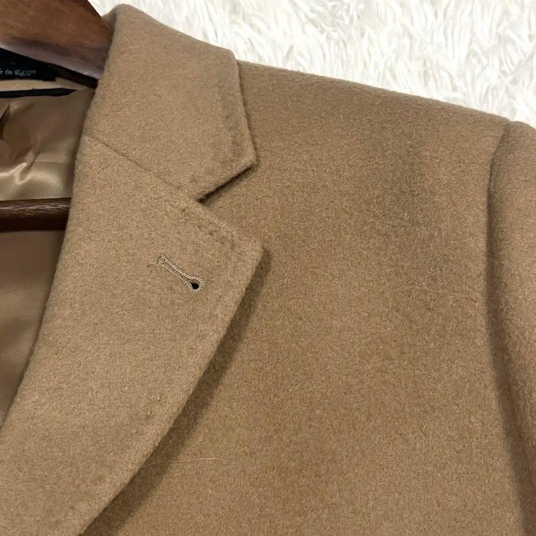 美品✨ラルフローレン カシミヤ混キャメル チェスターコート サイズL