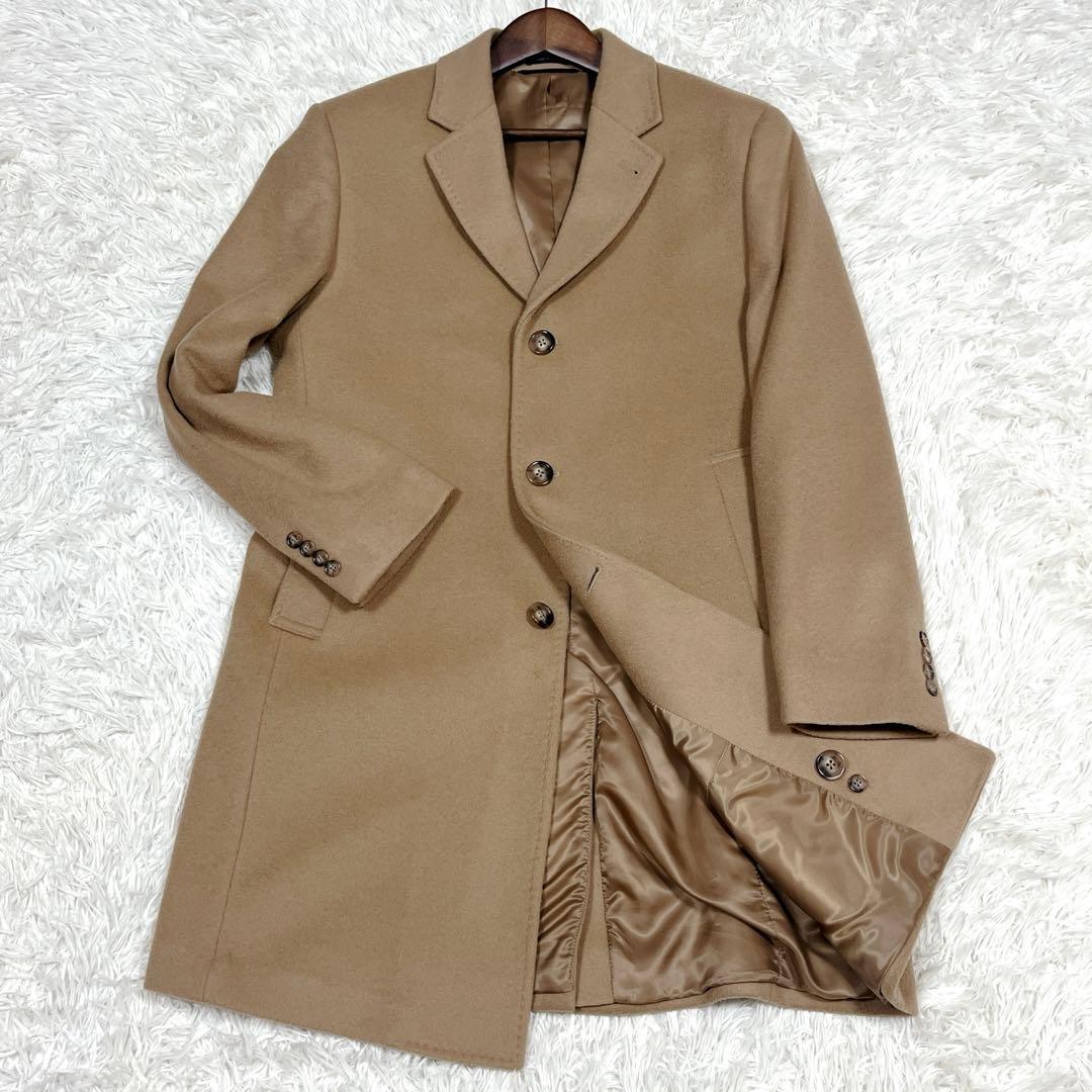 美品✨ラルフローレン カシミヤ混キャメル チェスターコート サイズL