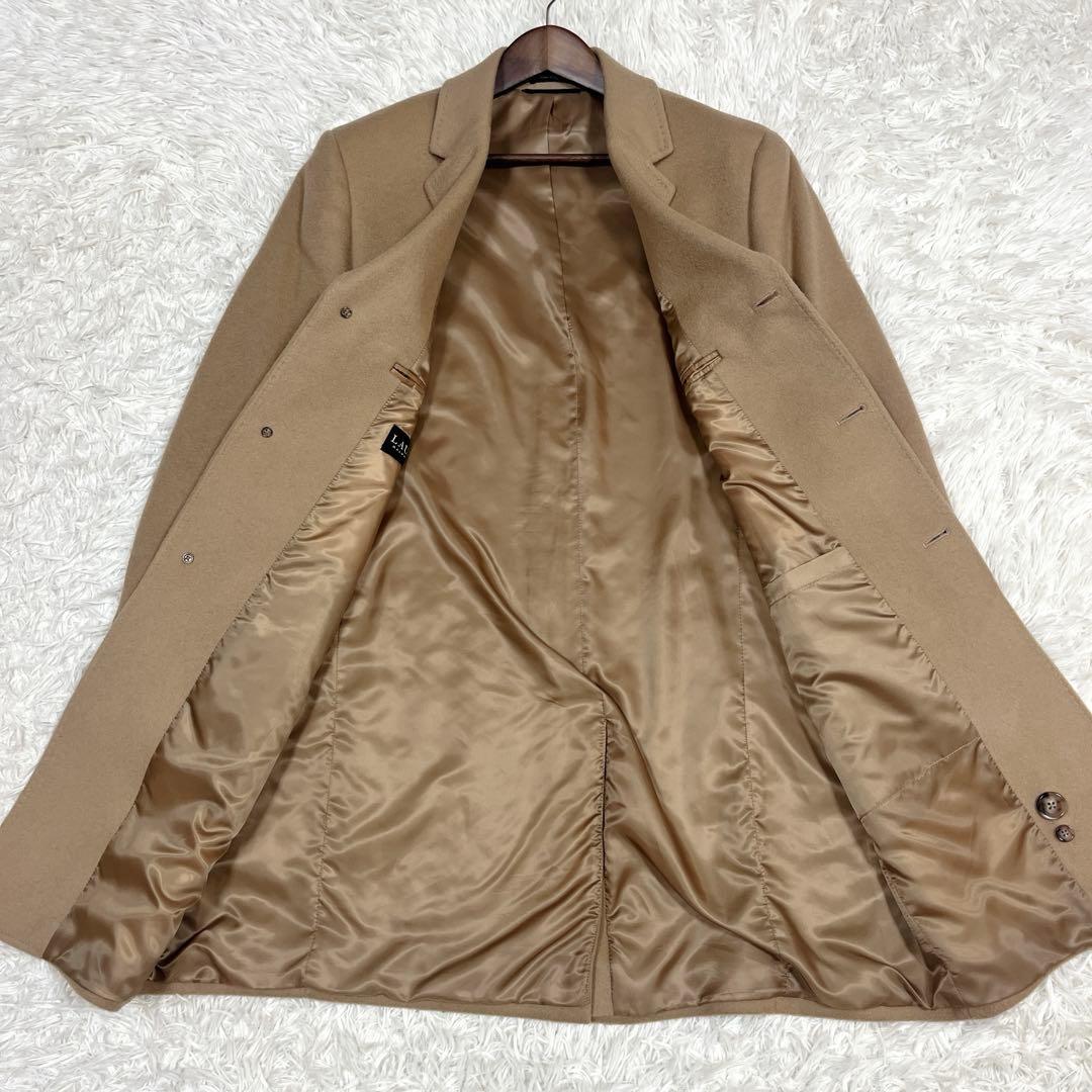 美品✨ラルフローレン カシミヤ混キャメル チェスターコート サイズL