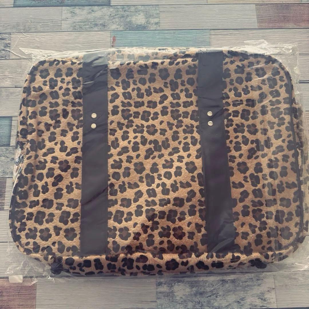 スクバ レオパード スクールバッグ スピンズ ひょう柄 色:ベージュ