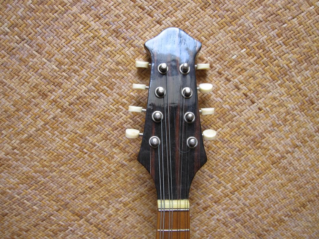 伝統的な木製マンドリン 6弦