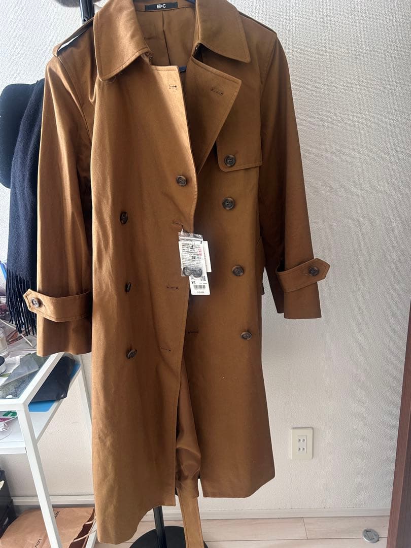 Angie　UNIQLO 定価12,900 ブラウン トレンチコート