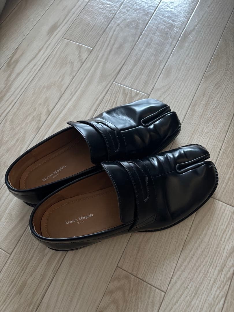 Maison Margiela Tabi ローファー 41 ブラック 本革
