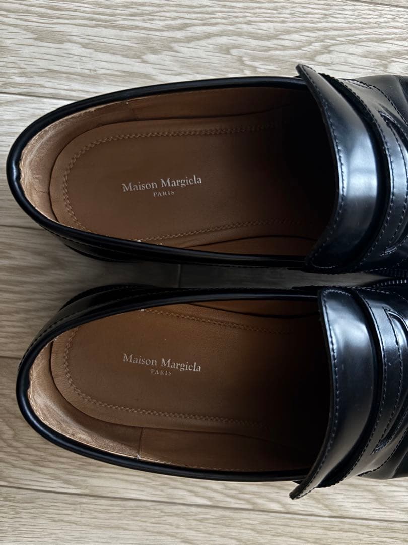 Maison Margiela Tabi ローファー 41 ブラック 本革