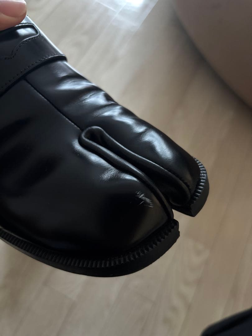 Maison Margiela Tabi ローファー 41 ブラック 本革