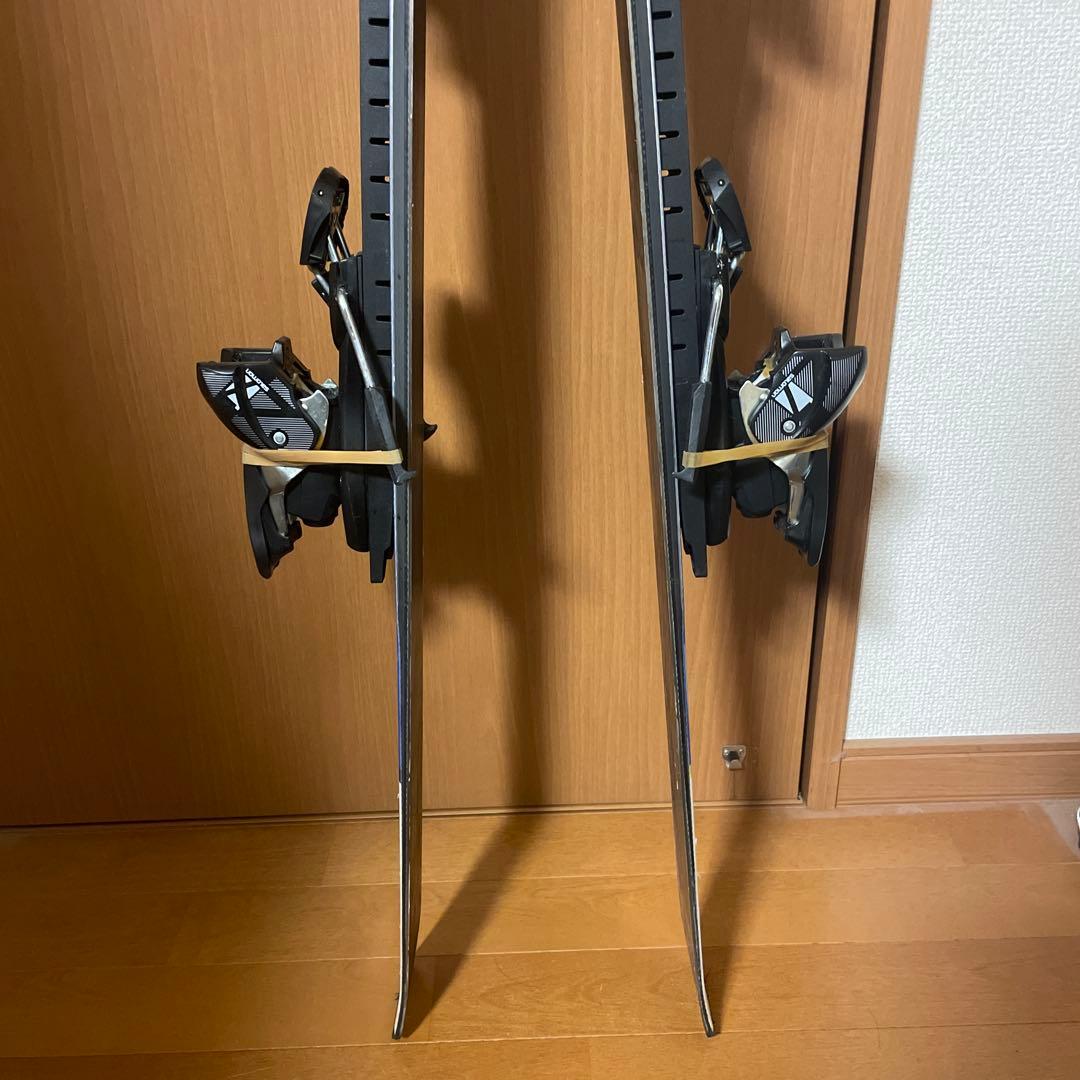 SALOMON GS スキー 板 138cm青色 バインディング付き