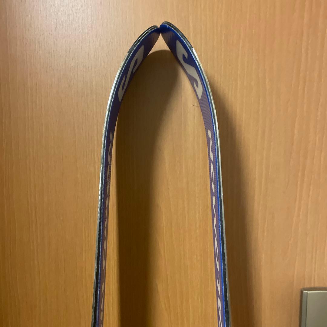 SALOMON GS スキー 板 138cm青色 バインディング付き