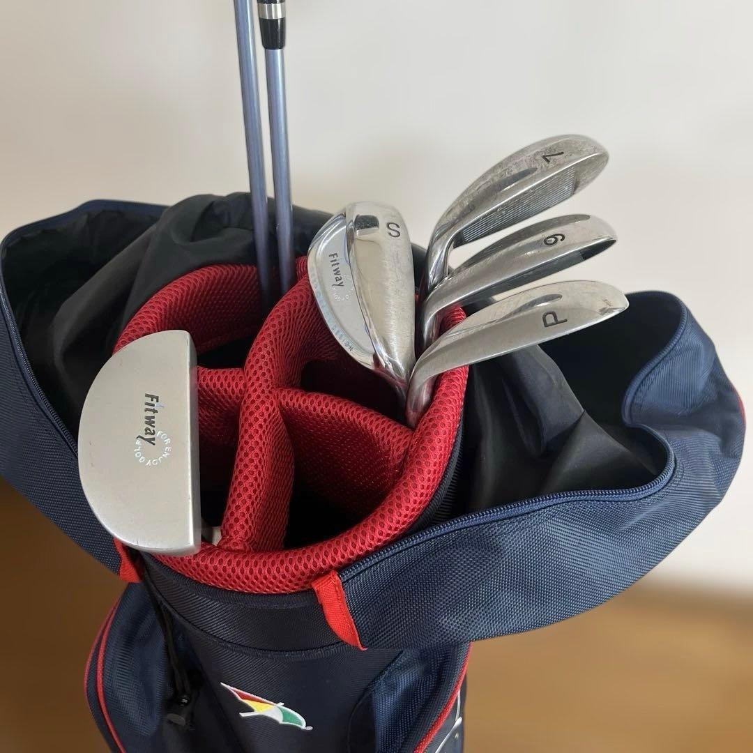 レディースゴルフクラブ　7本　バッグセット