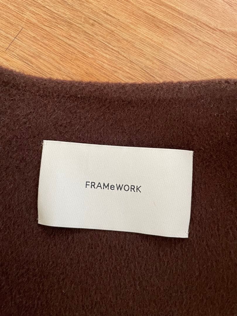 FRAMeWORK ハミルトンリバークルーネックコート