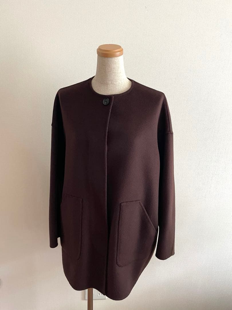 FRAMeWORK ハミルトンリバークルーネックコート