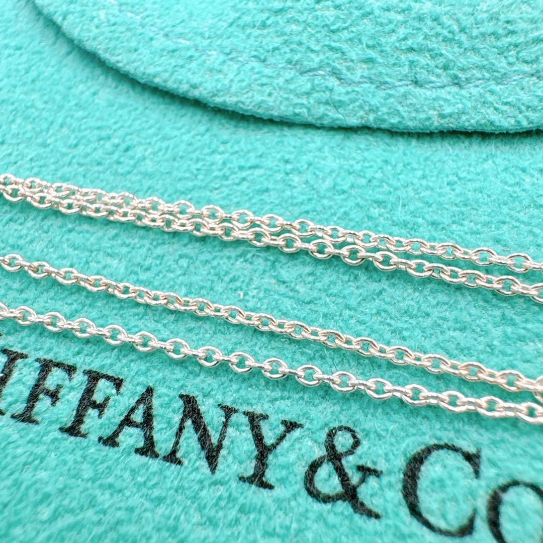 極美品 オールドティファニー ビーン ラージ ネックレス シルバー925