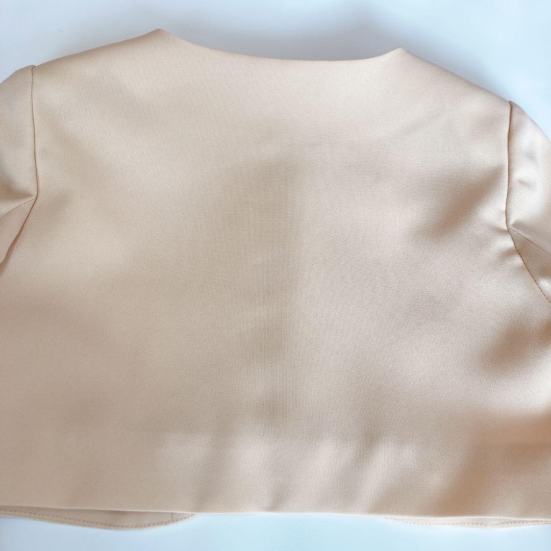 ヒロミチナカノ ベージュ×チェック セレモニー 入学 卒園 フォーマル