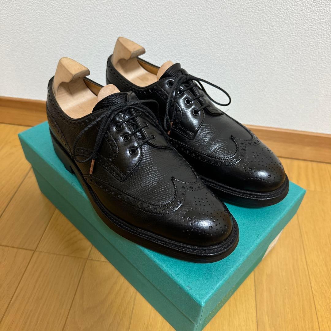 EDWARD GREEN ブラックユタカーフ　BORROWDALE